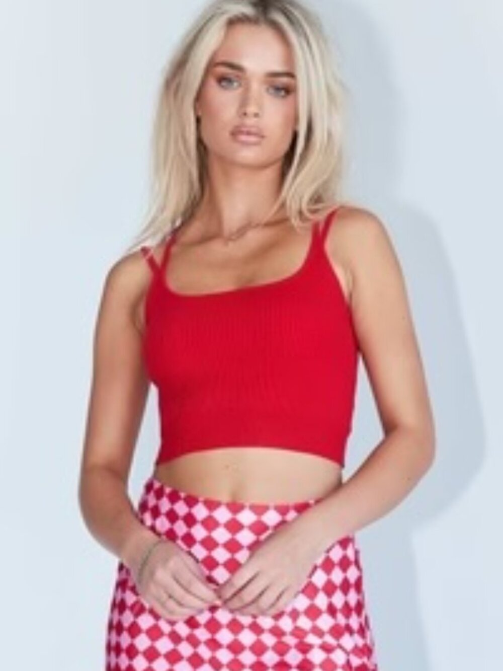 Princess Polly Red Rafiya Top - Picture 8 of 8